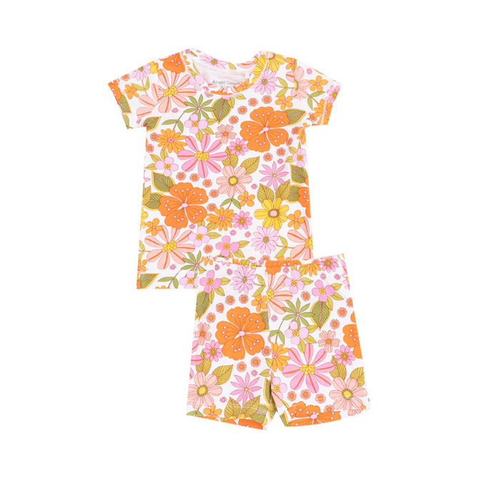 Loungewear Short Set// Boho Beachy Floral