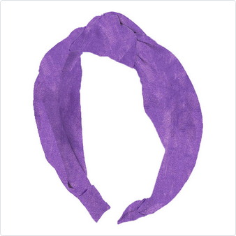 Top Knot Headband // Purple Shimmer