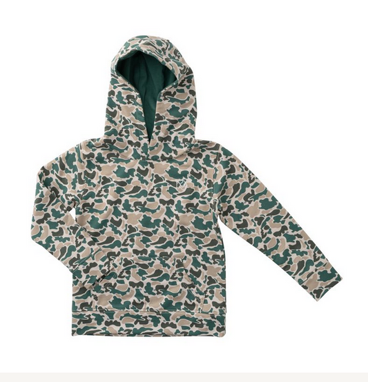Neutral Break Point Camo Long Sleeve Performance Hoodie