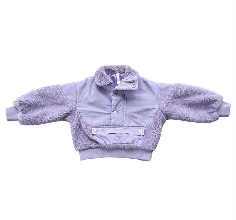 Sherpa Pullover Lavender Fog