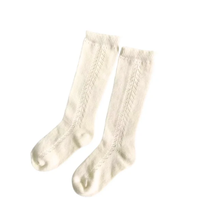 Pointelle Sock // Ivory