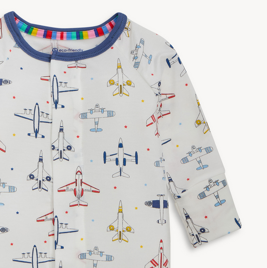 Just Plane Fun Modal Magnetic Convertible Coverall