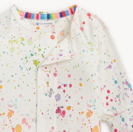 Happy Holi Hues Modal Magnetic Convertible Coverall