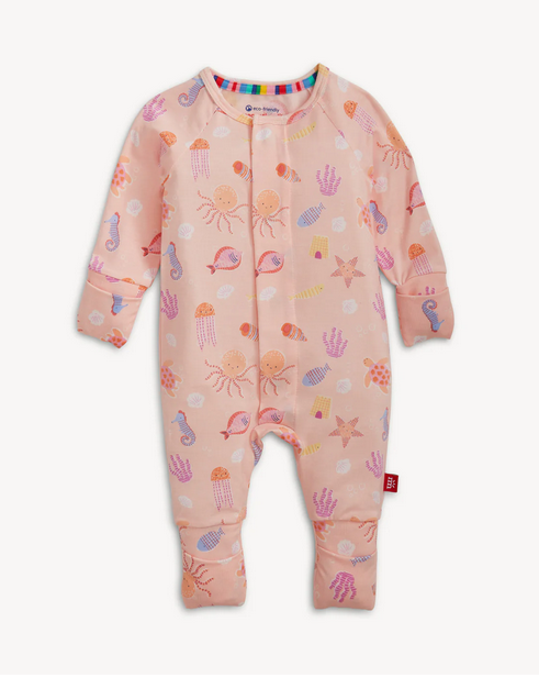 Deep Chic Pink Magnetic Convertible Coverall