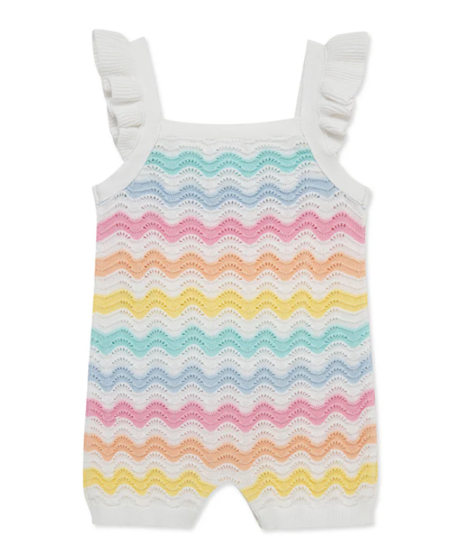 Wavy Pointelle Romper