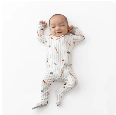 Zippered Footie // Home Run