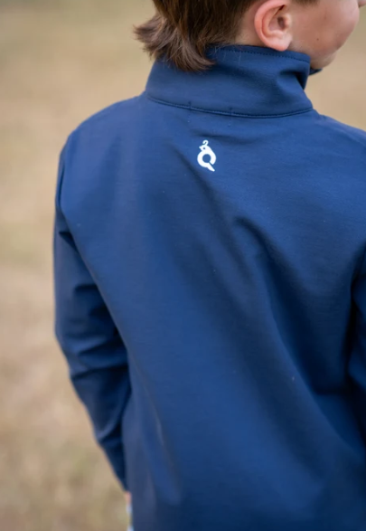 Navy 1/4 Zip Pullover