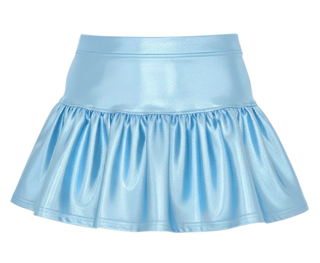 Gathered Skort // Light Blue
