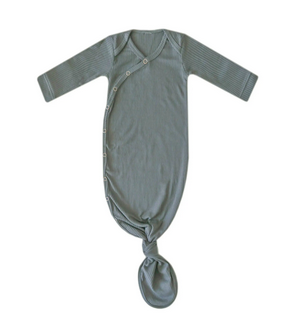 Rib Knit Newborn Knotted Gown