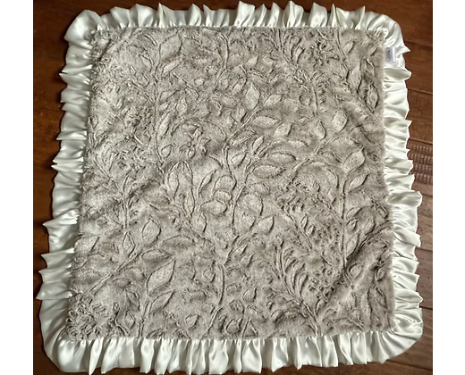 Embossed Floral Minky Blanket