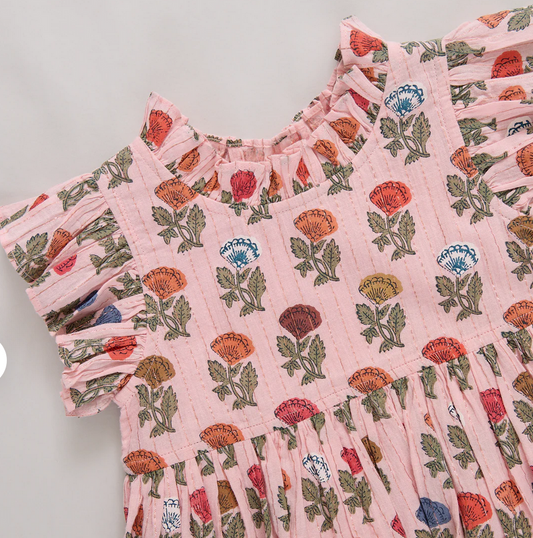 Jennifer Dress // Multi Flower Drop