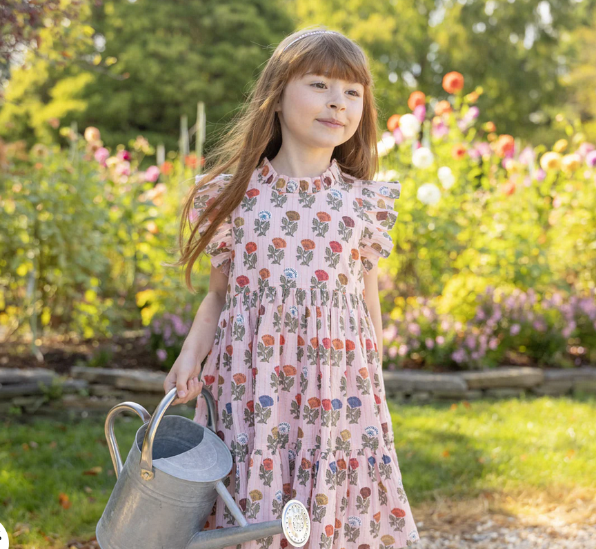 Jennifer Dress // Multi Flower Drop