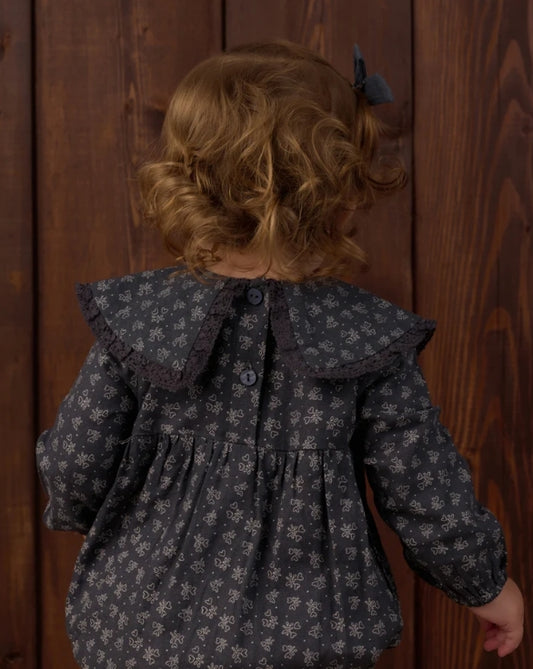 Fern Romper // Heart Ditsy
