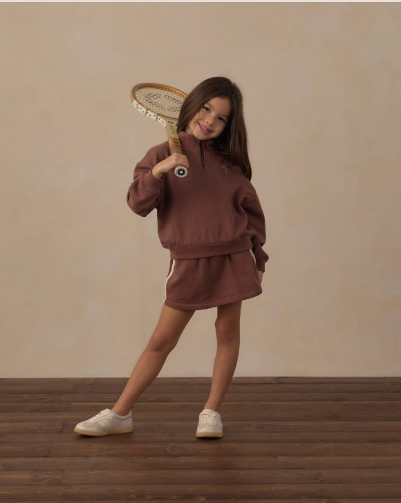 Sports Sweatshirt Set // Mulberry