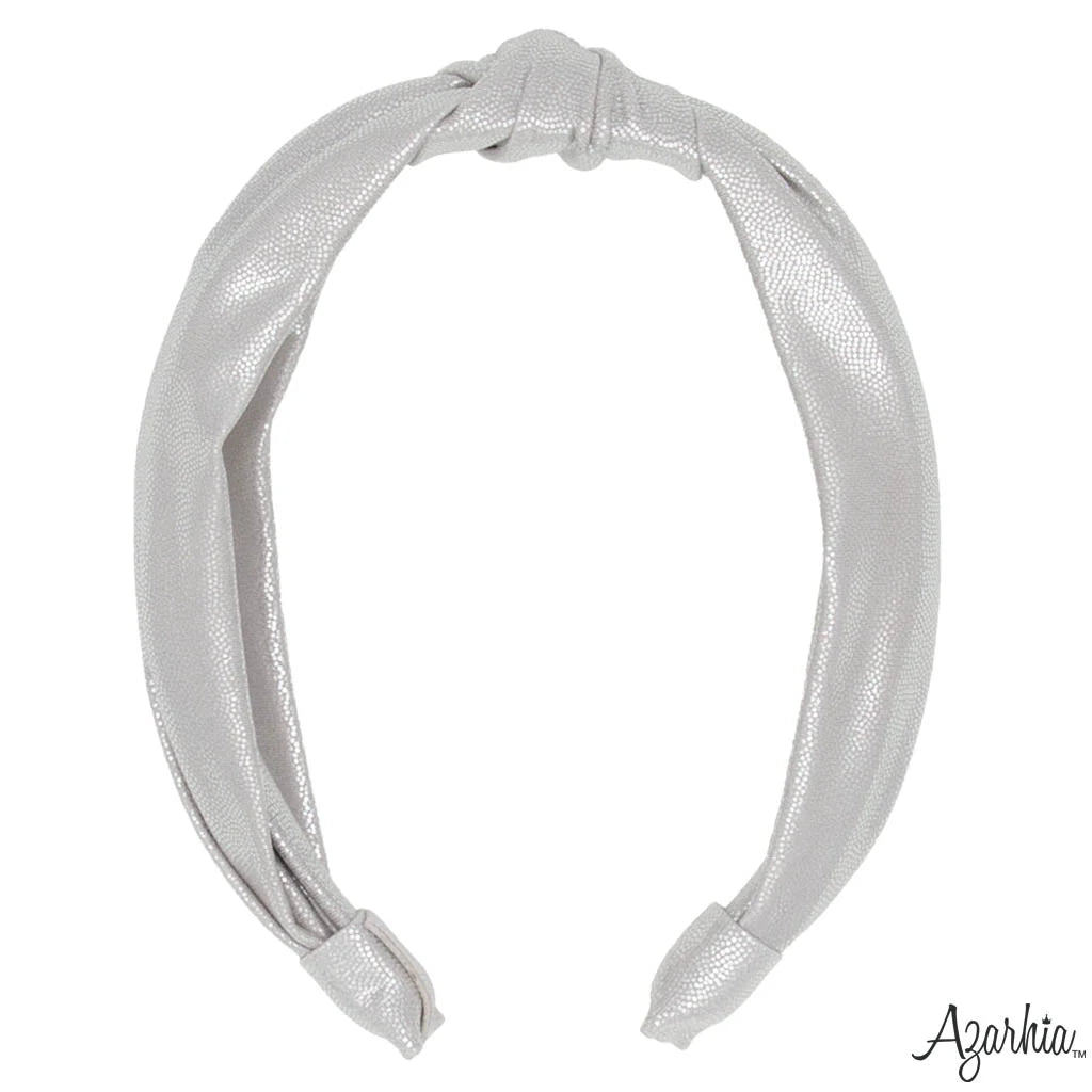 Top Knot Headband // Silver