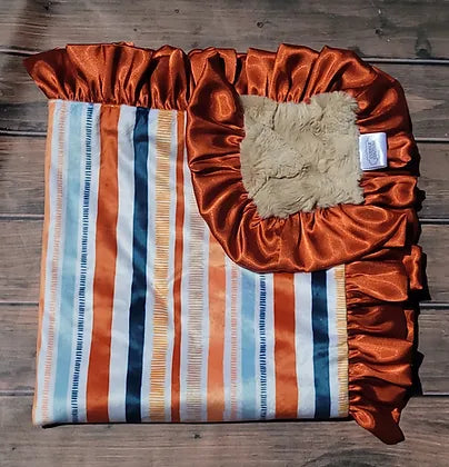 Stripes Galore Minky Blanket