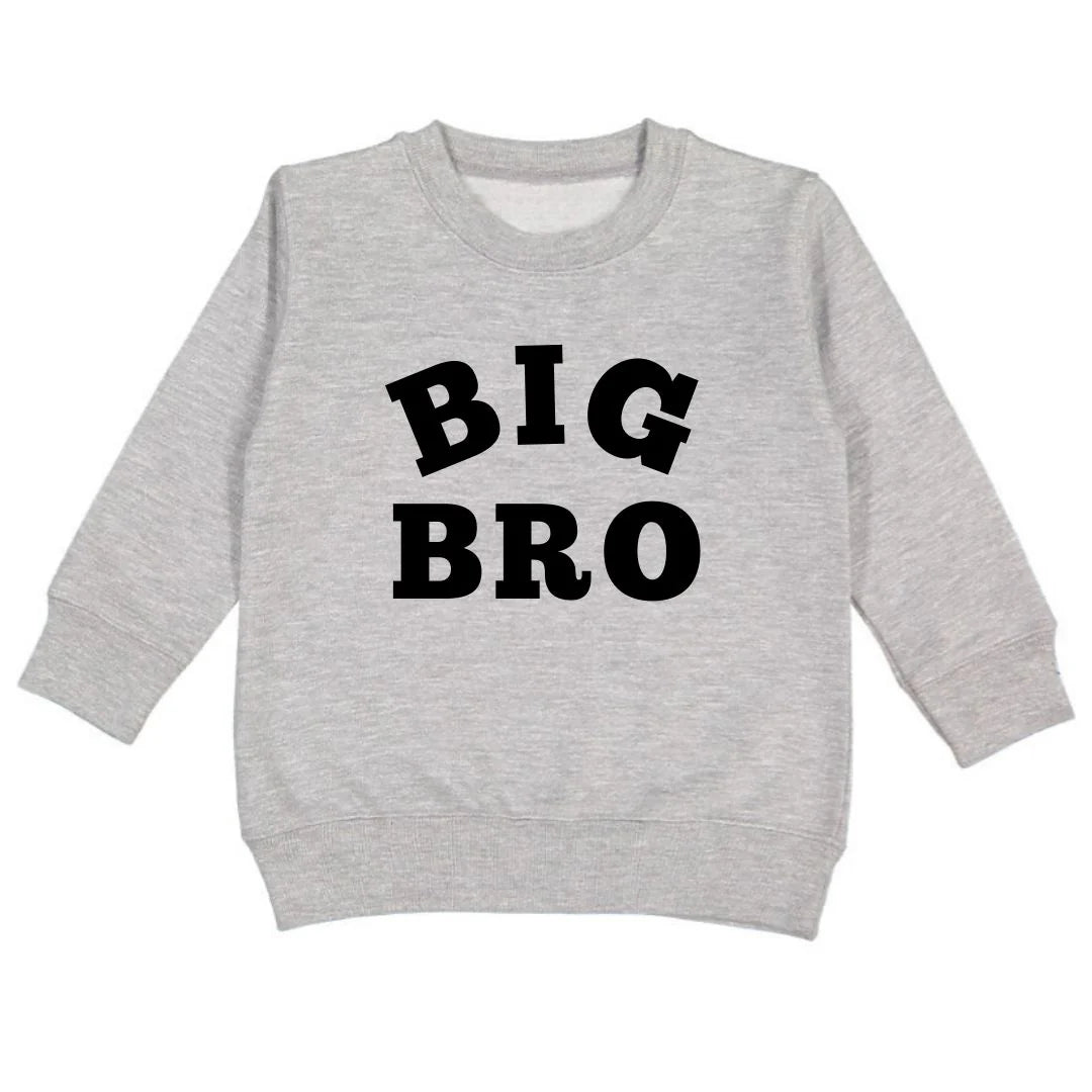 Big Bro Black Sweatshirt // Gray