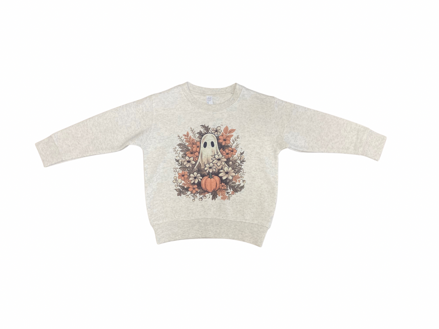 Fall Ghost Sweatshirt // Oatmeal