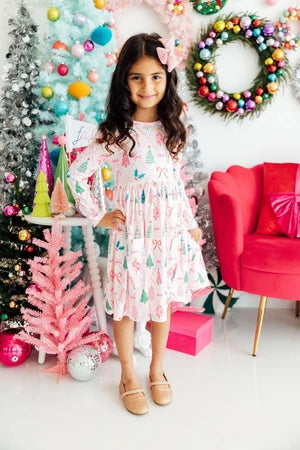 Very Merry Pocket Twirl Dress