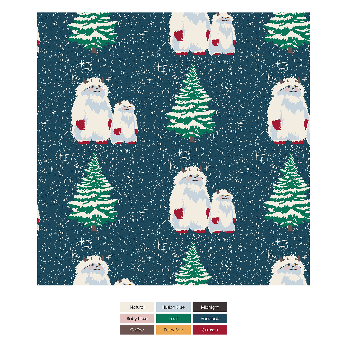 Peacock Yeti Footie