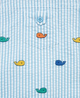Whales Sunsuit & Hat