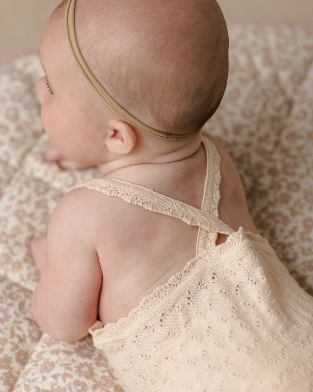 Annie Knit Romper // Ecru