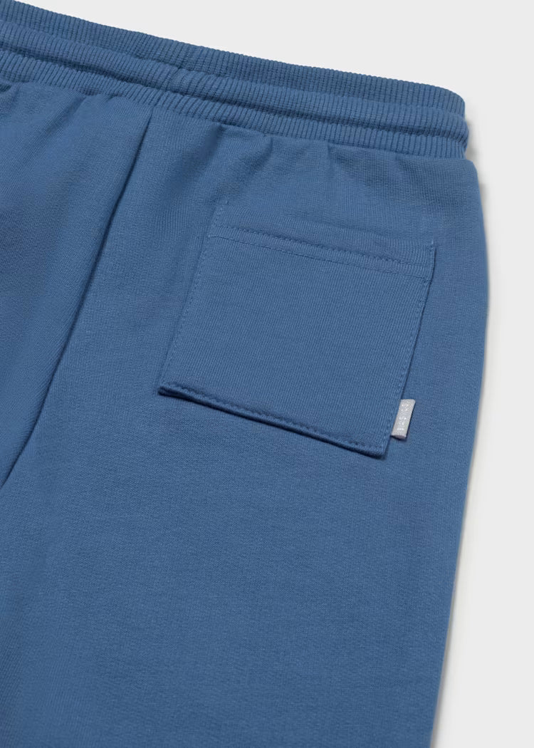 Basic Cuffed Sleeve Joggers // Indigo // 704-51