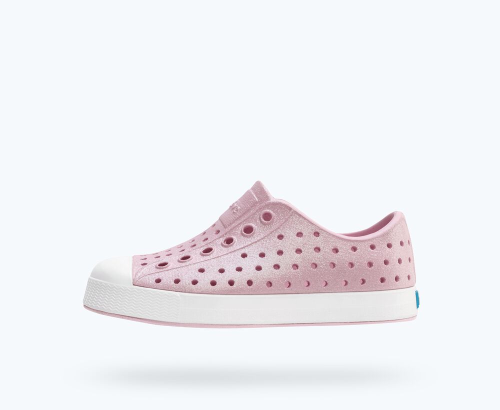 Jefferson Barely Pink Bling // Shell White
