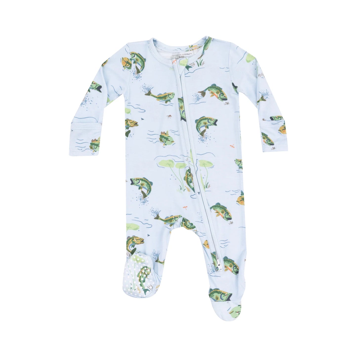 Bass 2 way Zipper Footie
