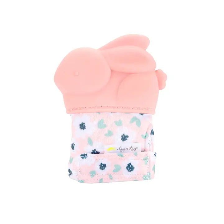 Baby pink bunny teething mit