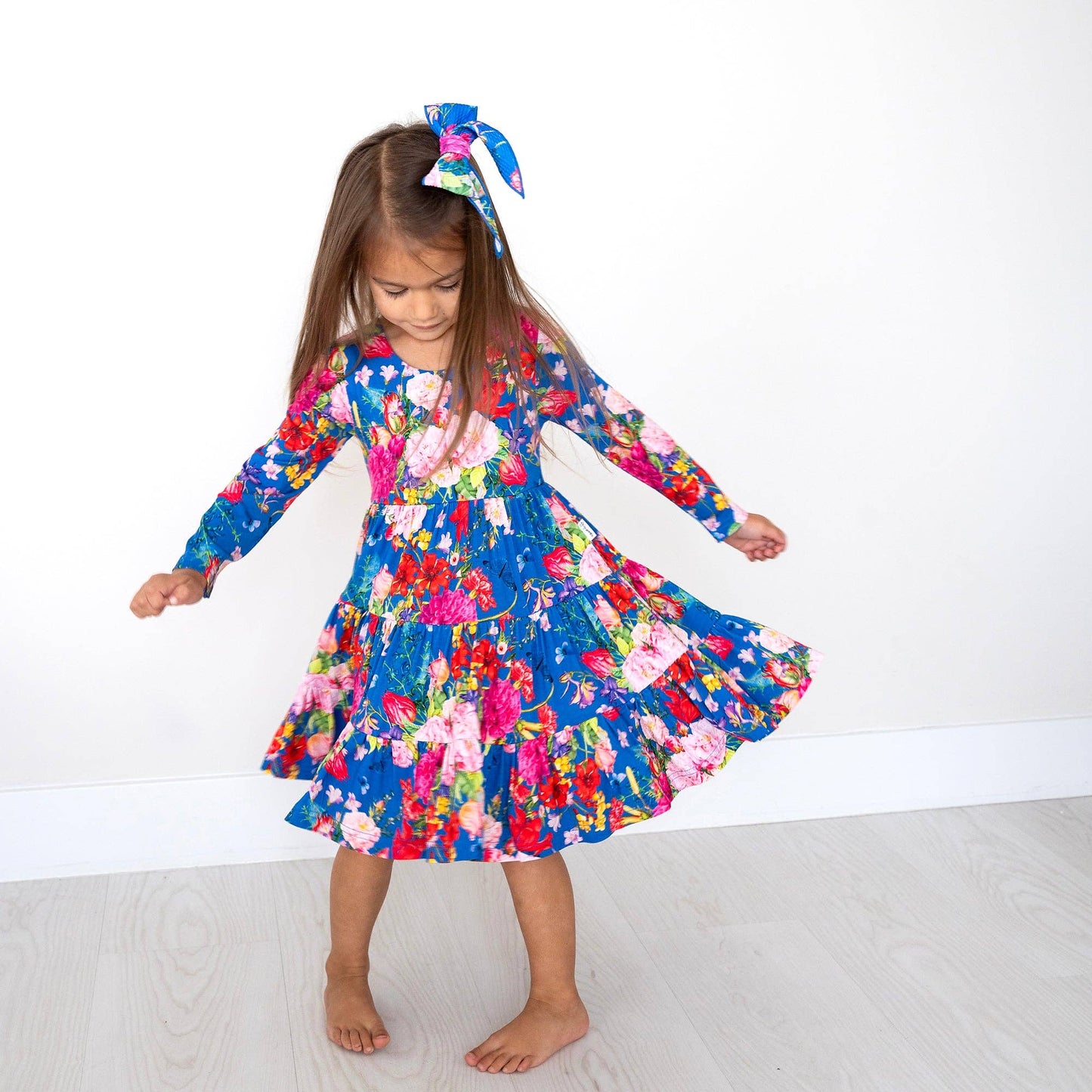 Briella Swing Dress Bamboo Toddler Kid Twirl Dress