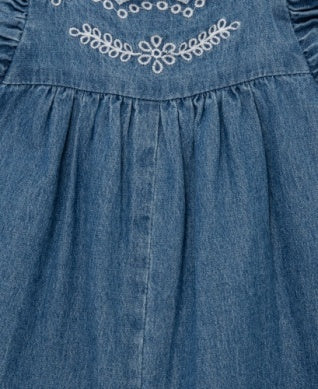 Chambray Woven Romper