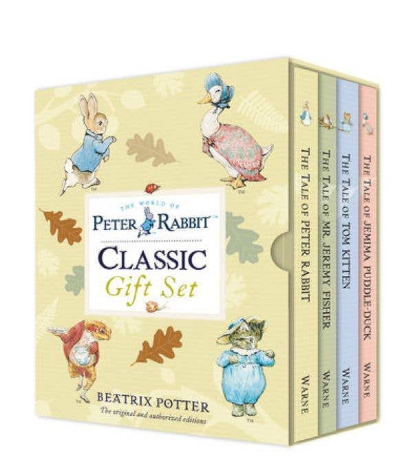 Peter Rabbit Classic Gift Set by Beatrix Potter with four books