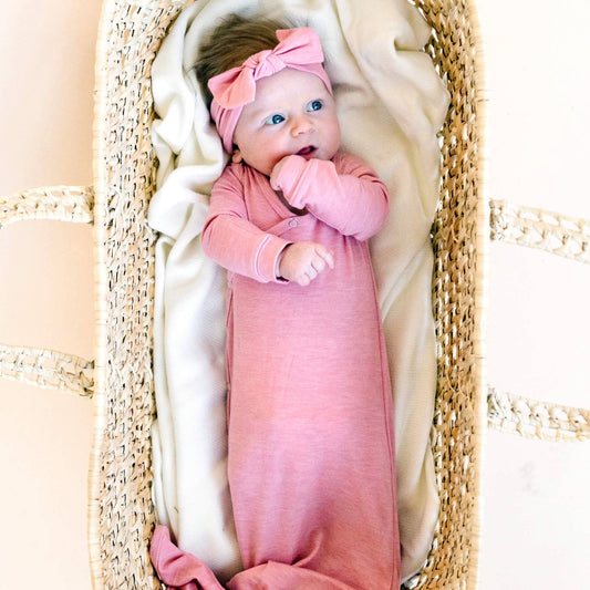 Newborn Knotted Gown // Darling