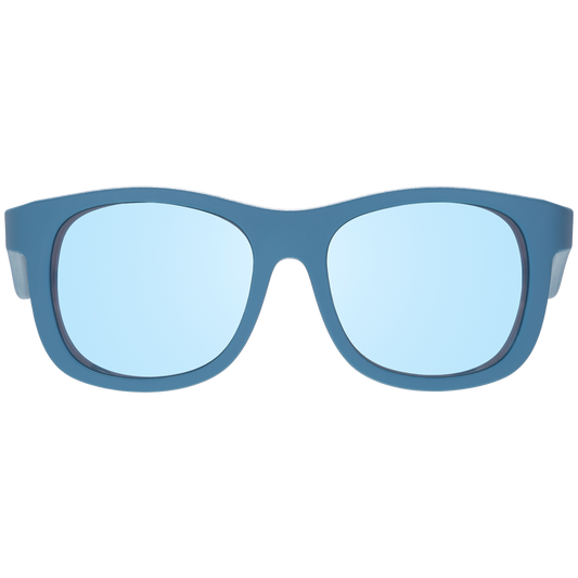 Midnight Blue Polarized Kid Sunglasses with Mirrored Lens