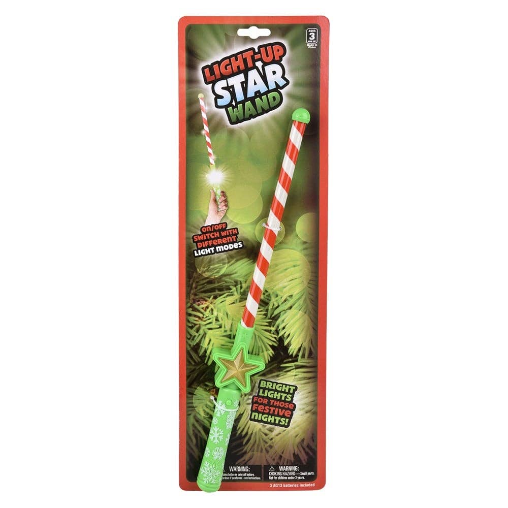 Light-Up Christmas Theme Wand