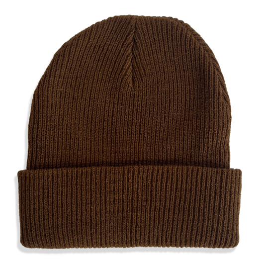 Baby / Kids Classic Beanie (Dark Brown)