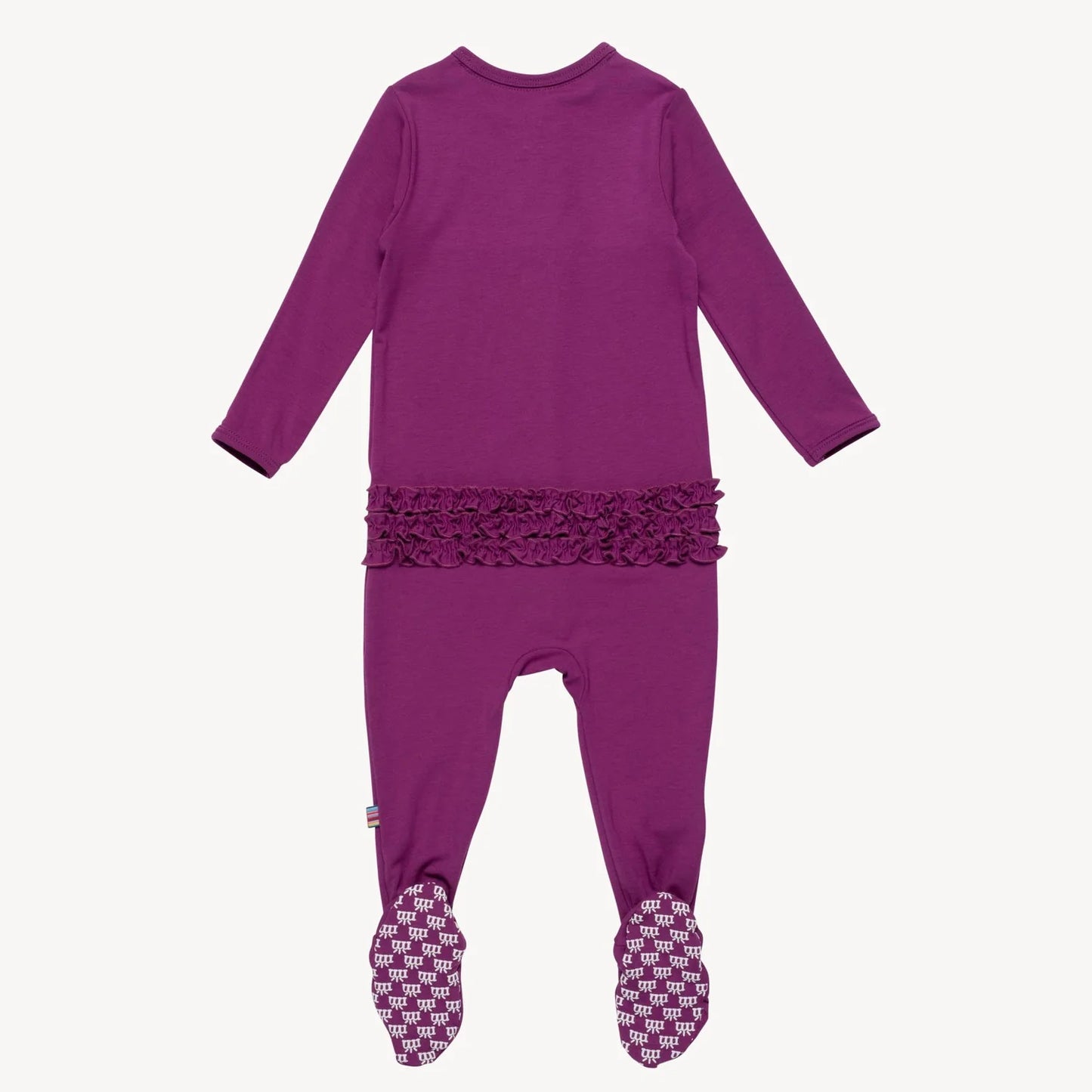 Elderberry Ruffled Footie