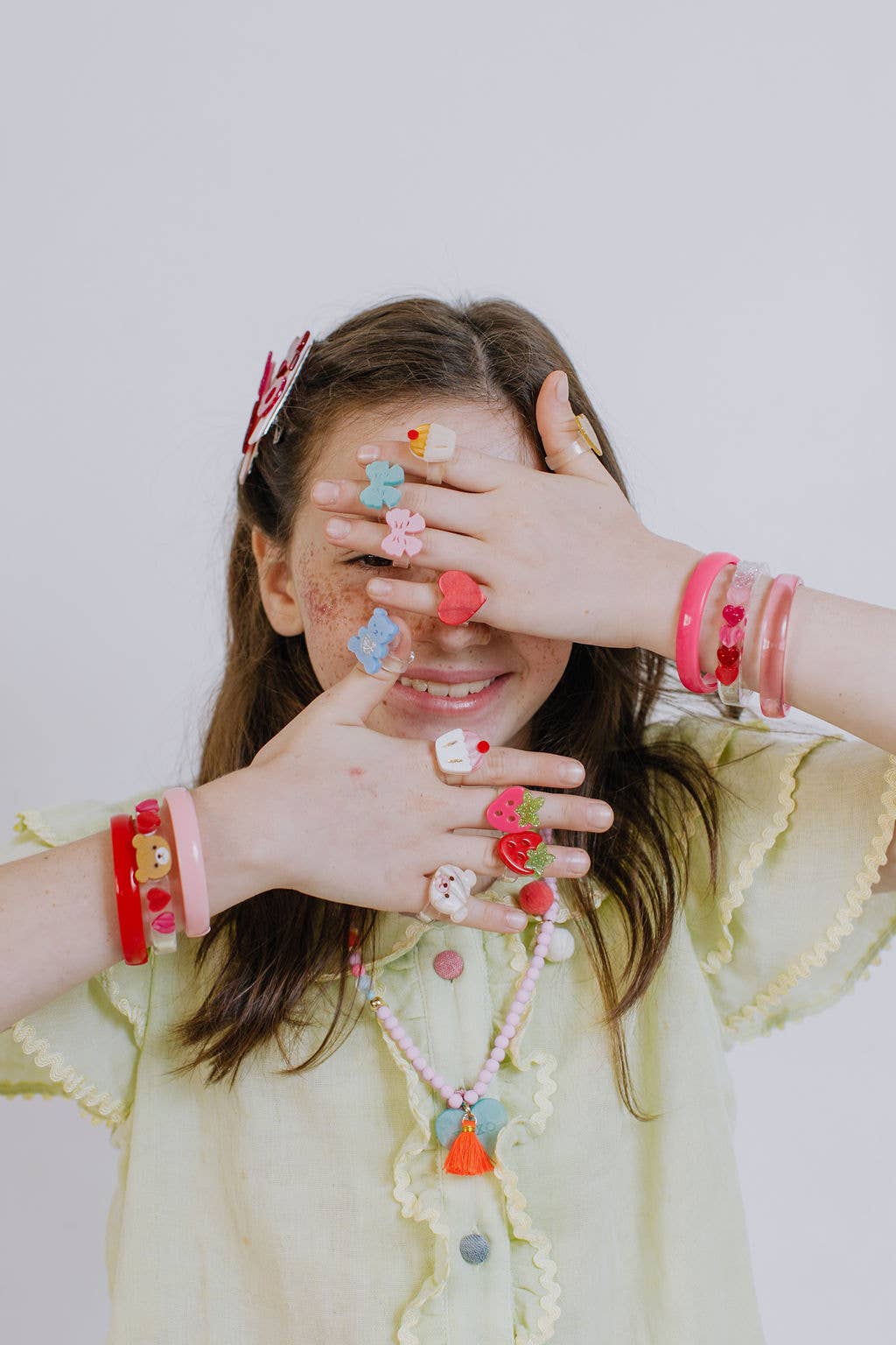Cupcakes & Hearts Mix Rings