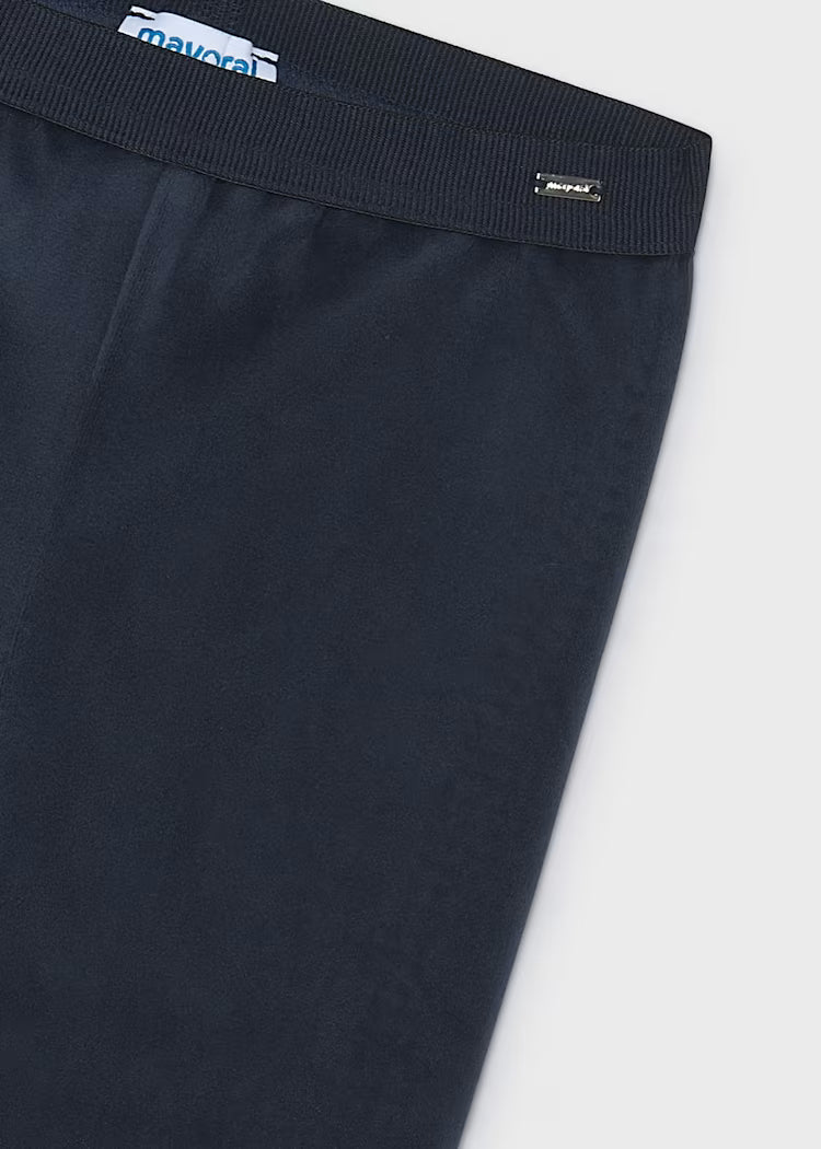 Velour Leggings// Navy 712-83