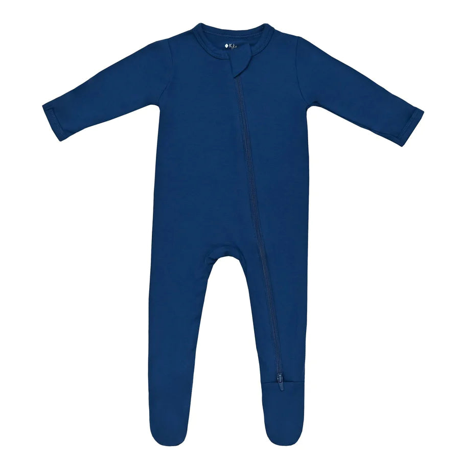 Bamboo Zippered Footie // Tahoe