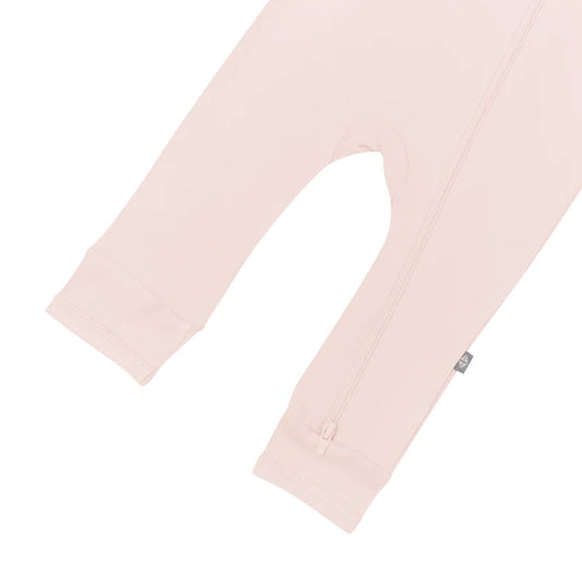 Bamboo Zipper Coverall // Blush