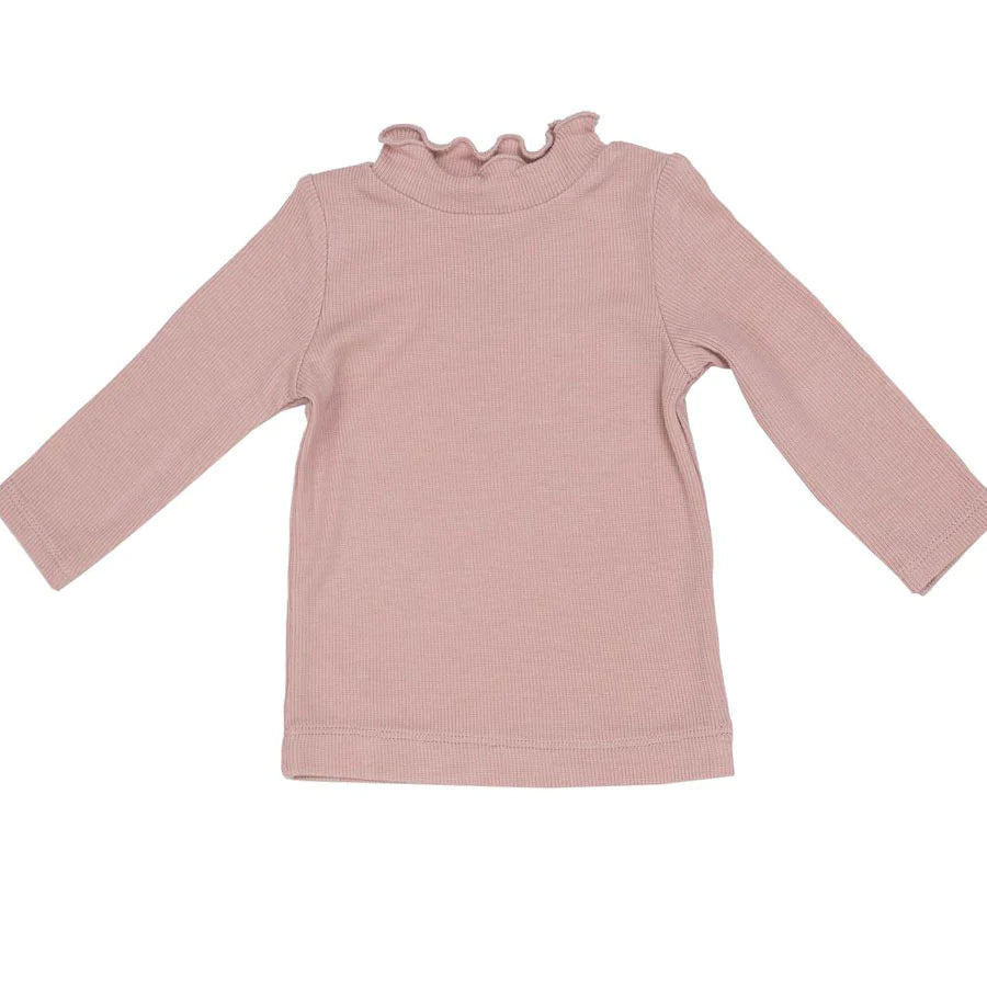 Mock Turtle Neck // Silver Pink