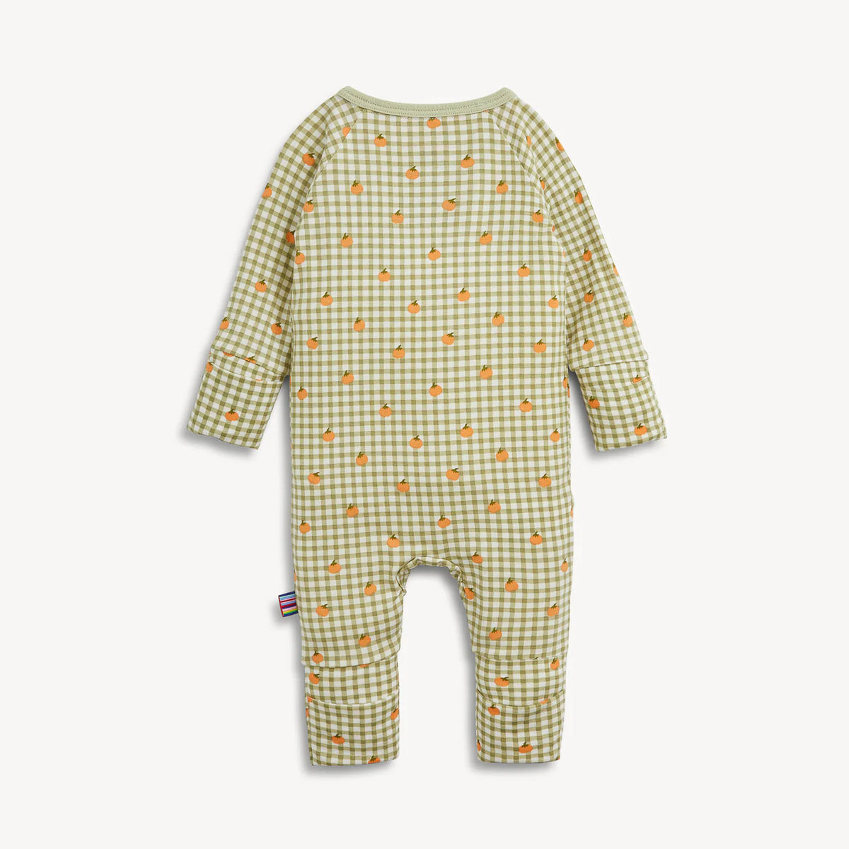 Pumpkin Plaid Magnetic Coverall