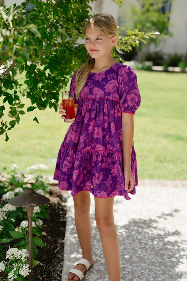 Quinn Dress // Purple Floral