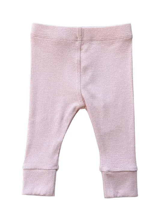 Misty Rose Ribbed Set