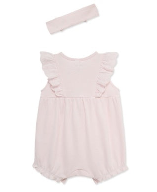 Pink Rosebud Romper