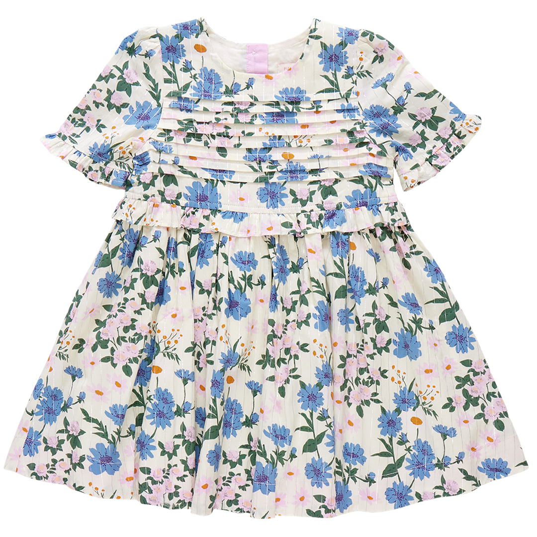 Raquel Dress // Melon Daisy Floral