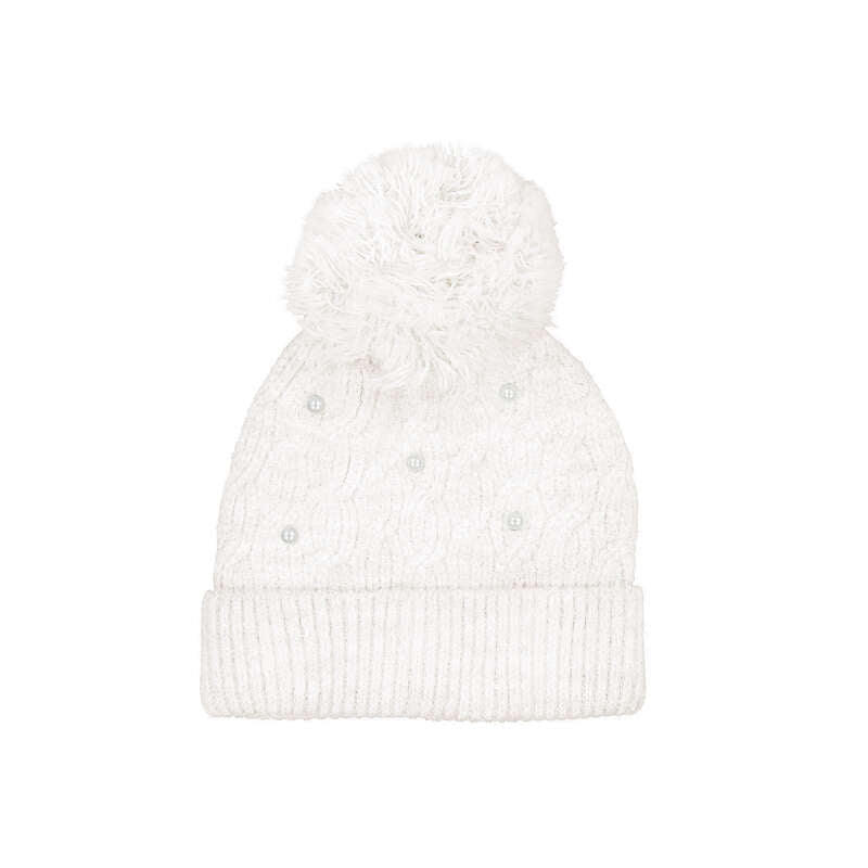 Pearl Knit Hat // White 10308-89
