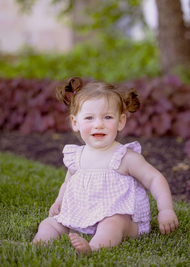 Sugar Plum Romper // Purple